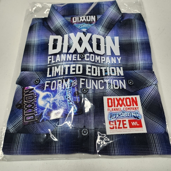 DIXXON FLANNEL x THE OFFSPRING - SUPERCHARGED Flannel Shirt - Women's Large - Picture 2 of 10